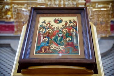 В канун Собора Саратовских святых совершено соборное архиерейское богослужение