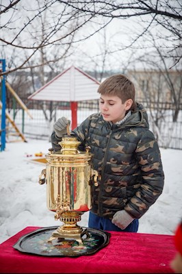 Зимний праздник в селе Пристанное