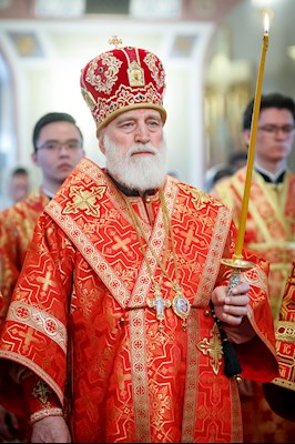 В канун Собора Саратовских святых совершено соборное архиерейское богослужение
