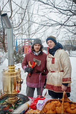 Зимний праздник в селе Пристанное