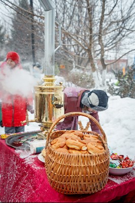 Зимний праздник в селе Пристанное