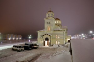 Великое освящение храма во имя святителя Спиридона Тримифунтского г. Саратова и Божественная литургия в новоосвященном храме