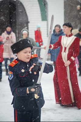 Зимний праздник в селе Пристанное