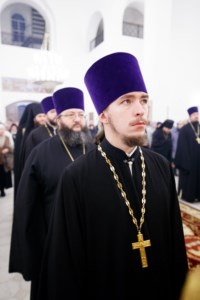 Великое освящение храма во имя святителя Спиридона Тримифунтского г. Саратова и Божественная литургия в новоосвященном храме