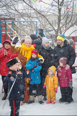Зимний праздник в селе Пристанное