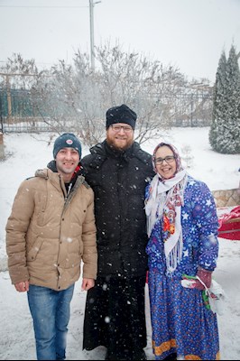 Зимний праздник в селе Пристанное