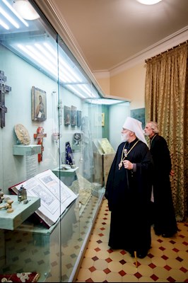 В канун Собора Саратовских святых совершено соборное архиерейское богослужение