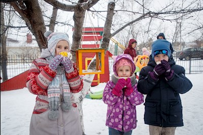 Зимний праздник в селе Пристанное