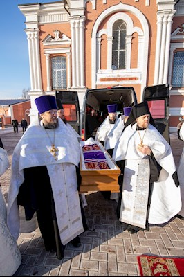 Встреча саратовских святителей в Покровском соборе