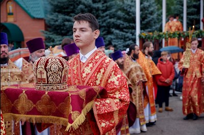 Божественная литургия в Вавиловом Доле