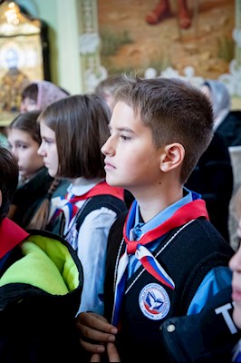 Встреча саратовских святителей в Покровском соборе