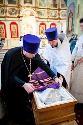 Встреча саратовских святителей в Покровском соборе