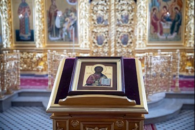 Литургия Преждеосвященных Даров в Свято-Троицком кафедральном соборе г. Саратова