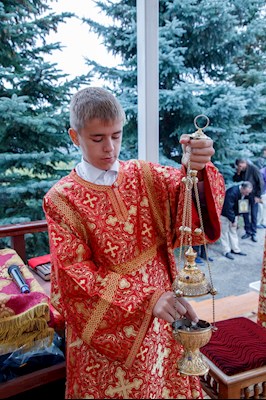 Божественная литургия в Вавиловом Доле