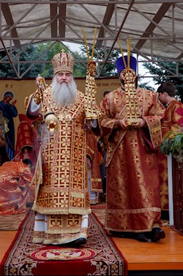 Божественная литургия в Вавиловом Доле