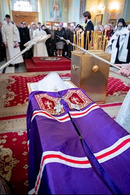 Встреча саратовских святителей в Покровском соборе