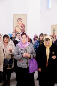 Великое освящение храма во имя святителя Спиридона Тримифунтского г. Саратова и Божественная литургия в новоосвященном храме