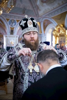 Литургия Преждеосвященных Даров в Свято-Троицком кафедральном соборе г. Саратова