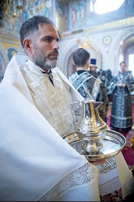 Литургия Преждеосвященных Даров в Свято-Троицком кафедральном соборе г. Саратова