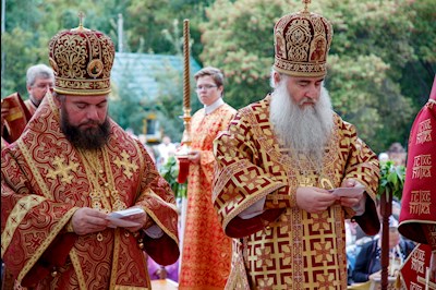 Божественная литургия в Вавиловом Доле