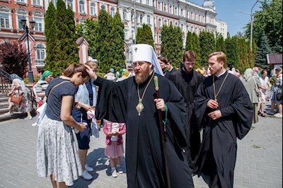 Престольный праздник в Свято-Троицком кафедральном соборе г. Саратова