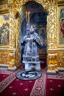 Литургия Преждеосвященных Даров в Свято-Троицком кафедральном соборе г. Саратова