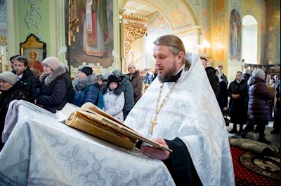 Встреча саратовских святителей в Покровском соборе