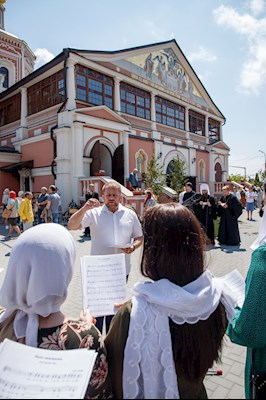 Престольный праздник в Свято-Троицком кафедральном соборе г. Саратова