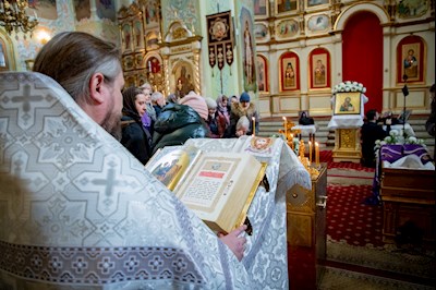 Встреча саратовских святителей в Покровском соборе