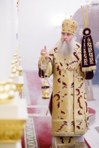 Великое освящение храма во имя святителя Спиридона Тримифунтского г. Саратова и Божественная литургия в новоосвященном храме