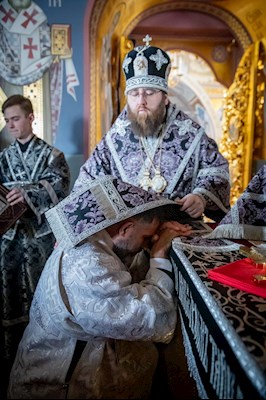 Литургия Преждеосвященных Даров в Свято-Троицком кафедральном соборе г. Саратова