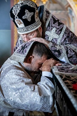 Литургия Преждеосвященных Даров в Свято-Троицком кафедральном соборе г. Саратова