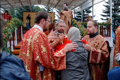 Божественная литургия в Вавиловом Доле