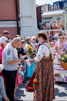Престольный праздник в Свято-Троицком кафедральном соборе г. Саратова