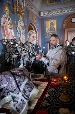 Литургия Преждеосвященных Даров в Свято-Троицком кафедральном соборе г. Саратова