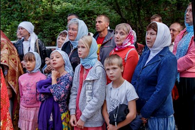 Божественная литургия в Вавиловом Доле
