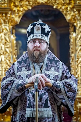 Литургия Преждеосвященных Даров в Свято-Троицком кафедральном соборе г. Саратова