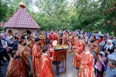Божественная литургия в Вавиловом Доле