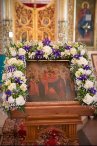 Всенощное бдение в храме в честь Архангела Михаила села Михайловка Саратовского района