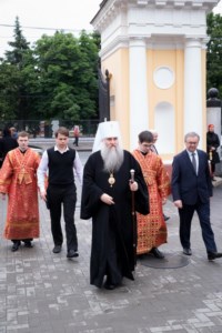 Божественная литургия на Архиерейском подворье — храме во имя святых равноапостольных Мефодия и Кирилла при СГУ