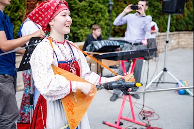 Престольный праздник в Свято-Троицком кафедральном соборе г. Саратова