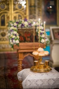 Всенощное бдение в храме в честь Архангела Михаила села Михайловка Саратовского района