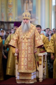 Торжественное богослужение у мощей святого равноапостольного князя Владимира в Покровском храме г.Саратова