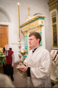 Всенощное бдение в храме в честь Архангела Михаила села Михайловка Саратовского района