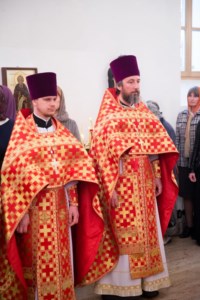 Божественная литургия на Архиерейском подворье — храме во имя святых равноапостольных Мефодия и Кирилла при СГУ