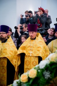 Святейший Патриарх Кирилл совершил малое освящение храма во имя святых равноапостольных Кирилла и Мефодия, учителей Словенских, при Саратовском государственном университете им. Н.Г. Чернышевского