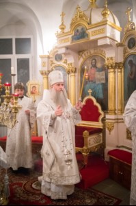 Всенощное бдение в храме в честь Архангела Михаила села Михайловка Саратовского района