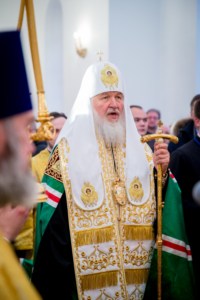 Святейший Патриарх Кирилл совершил малое освящение храма во имя святых равноапостольных Кирилла и Мефодия, учителей Словенских, при Саратовском государственном университете им. Н.Г. Чернышевского
