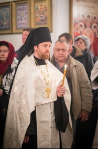 Всенощное бдение в храме в честь Архангела Михаила села Михайловка Саратовского района