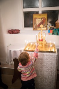 Всенощное бдение в храме в честь Архангела Михаила села Михайловка Саратовского района
